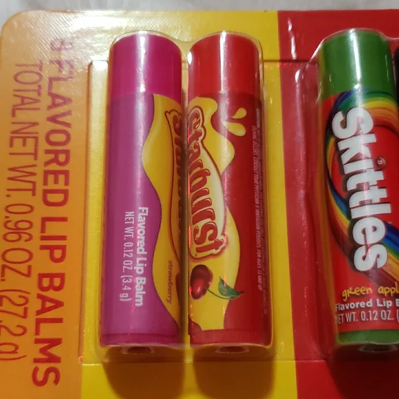 New In Original Pkg M&M's, Skittles, Starburst Flavored Lip Balms - Picture 4 of 8
